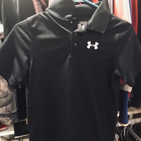 boys under armour collared shirts
